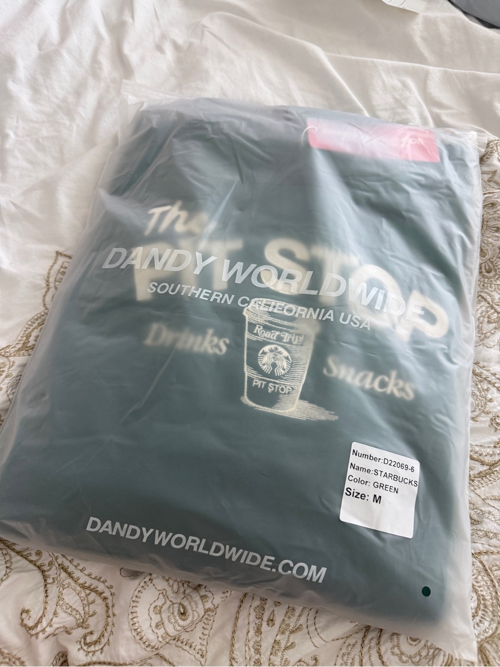 Dandy Worldwide x Starbucks Size Medium. IN HAND! FREE FAST SHIP!